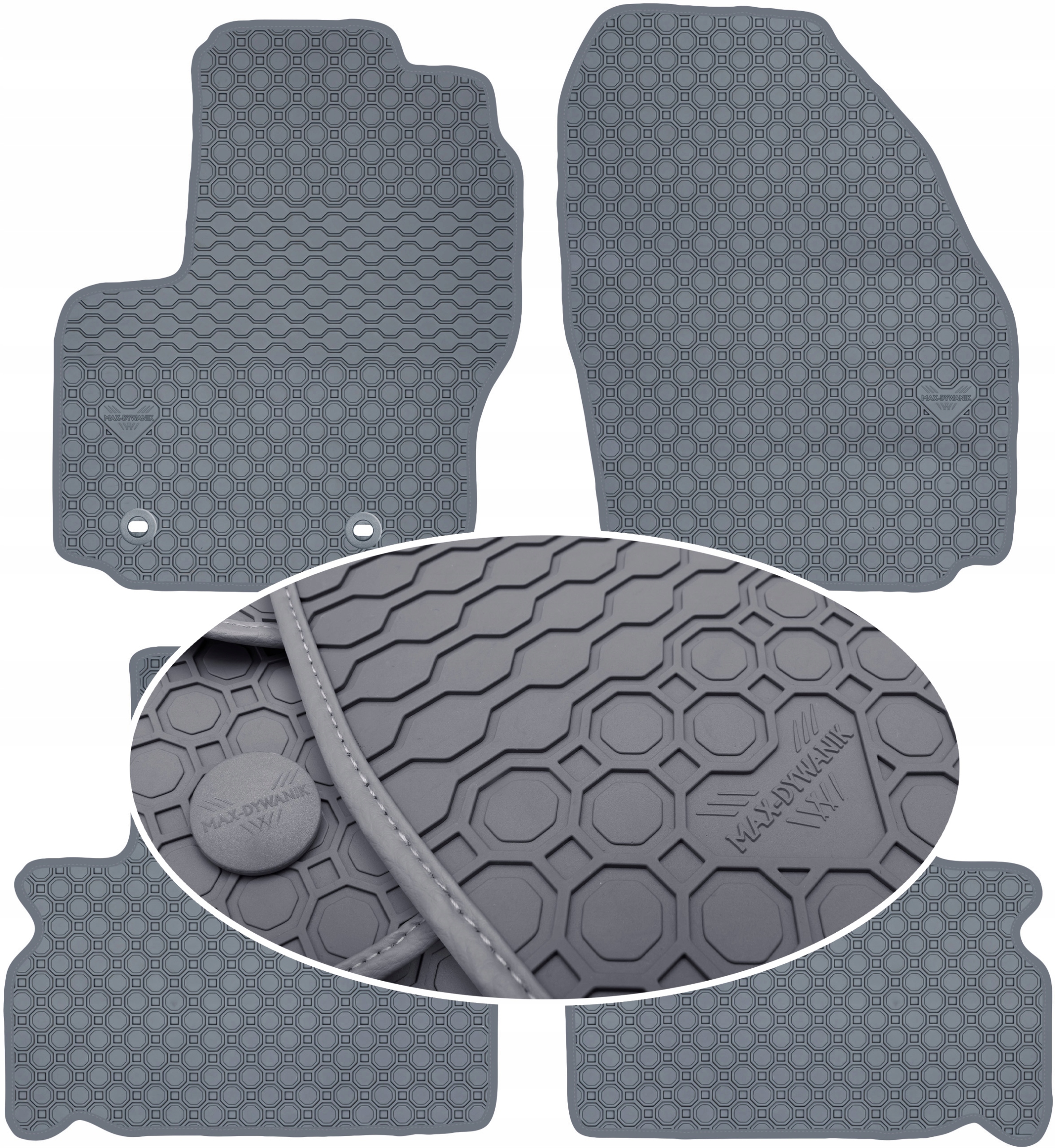 Ford Galaxy II 5os 2006-2010 Koberce Šedé