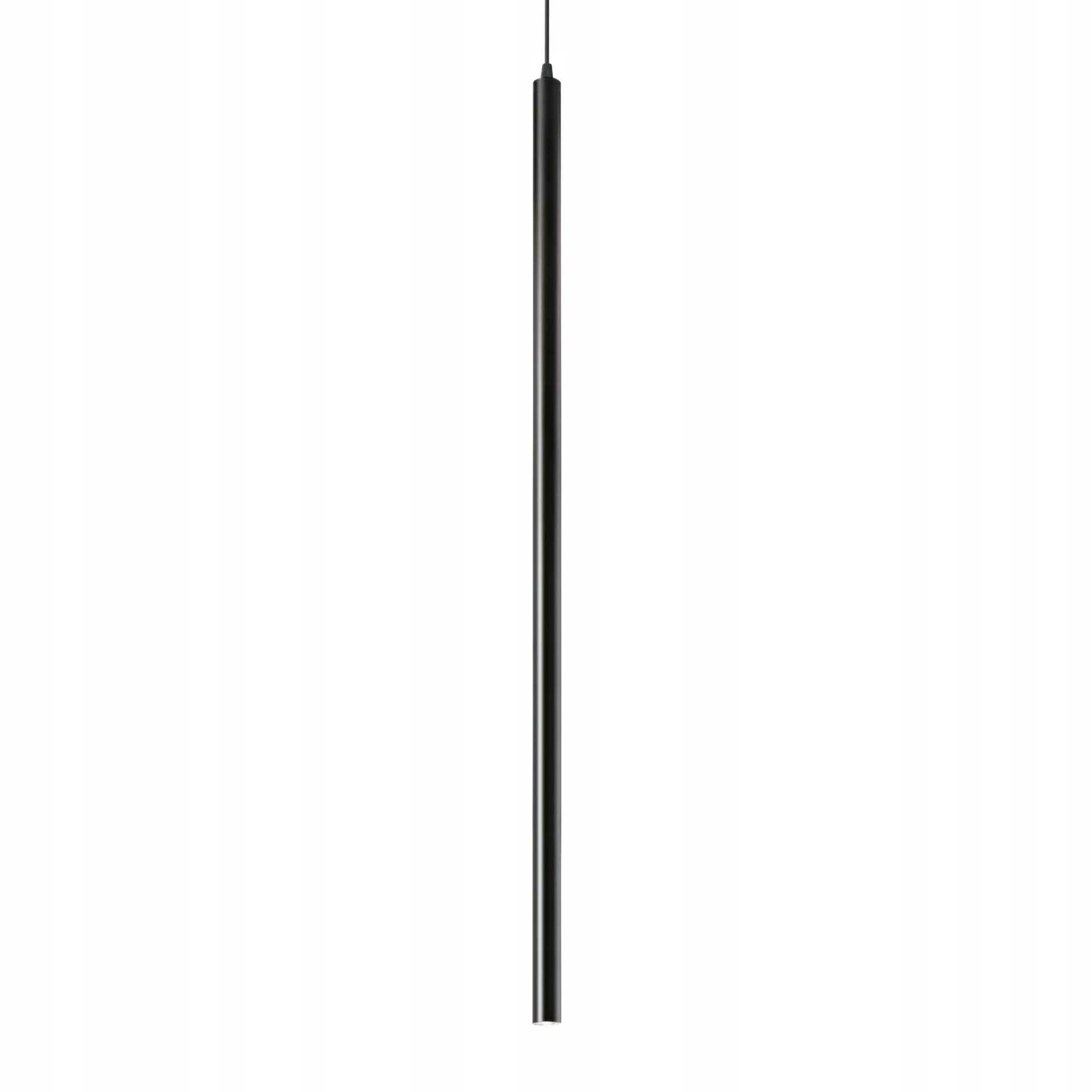 Led žiarovka Ideal Lux Ultrathin SP1 veľká čierna 142913 čierna 100 cm