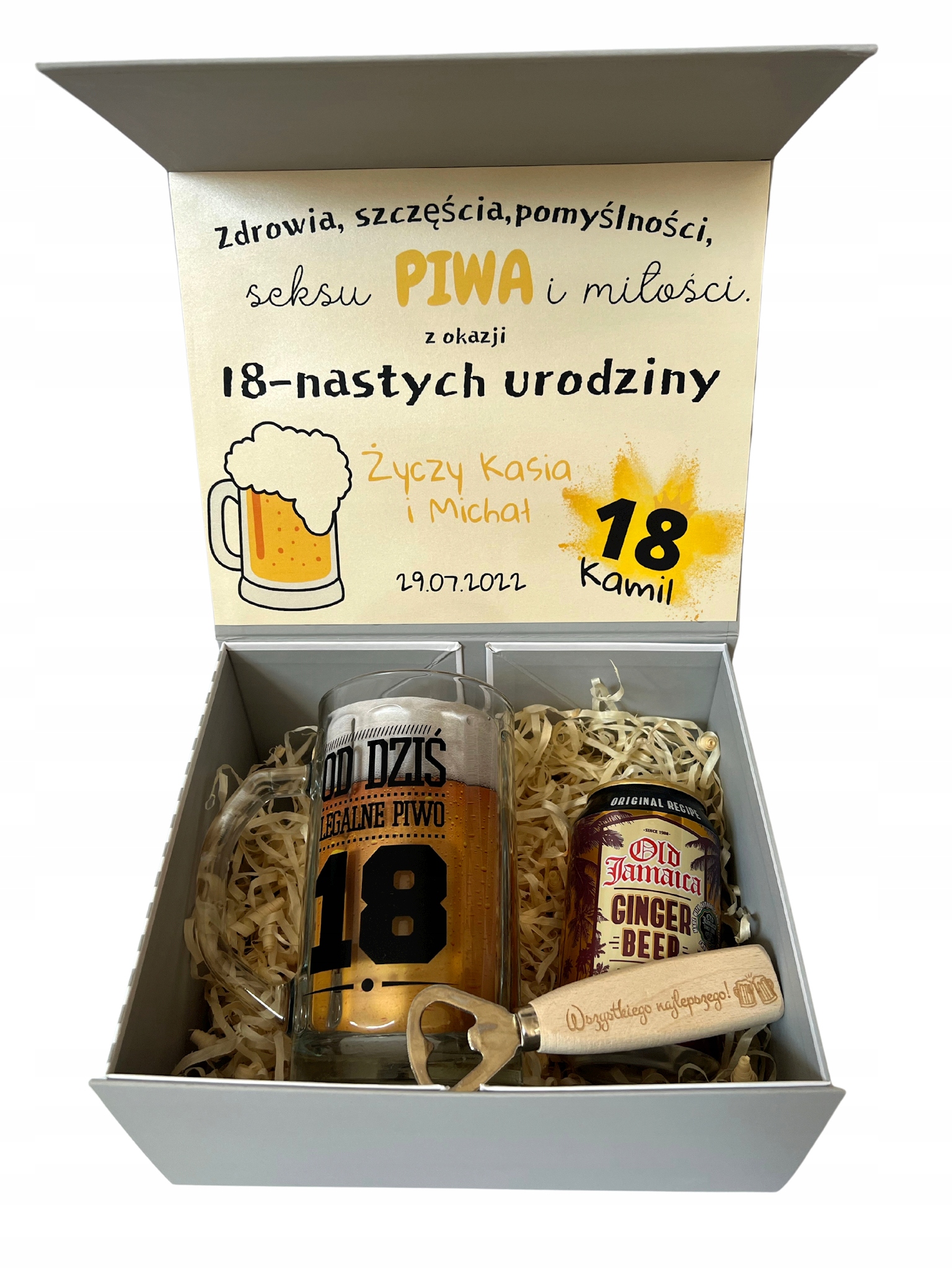 Krabička Box dárek 18. narozeniny pro kluka