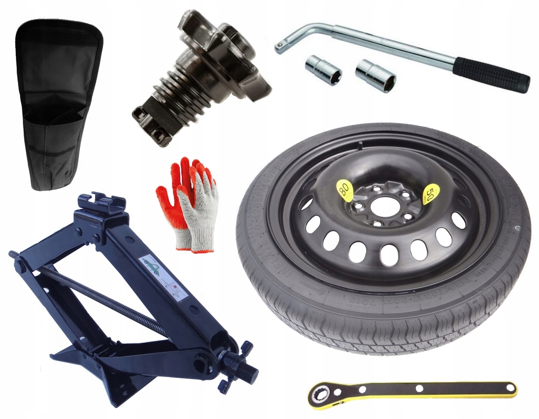 Dojezdové Kolo R17 Volkswagen Golf VI (2008-2012) Sada (upevňovací Šroub)