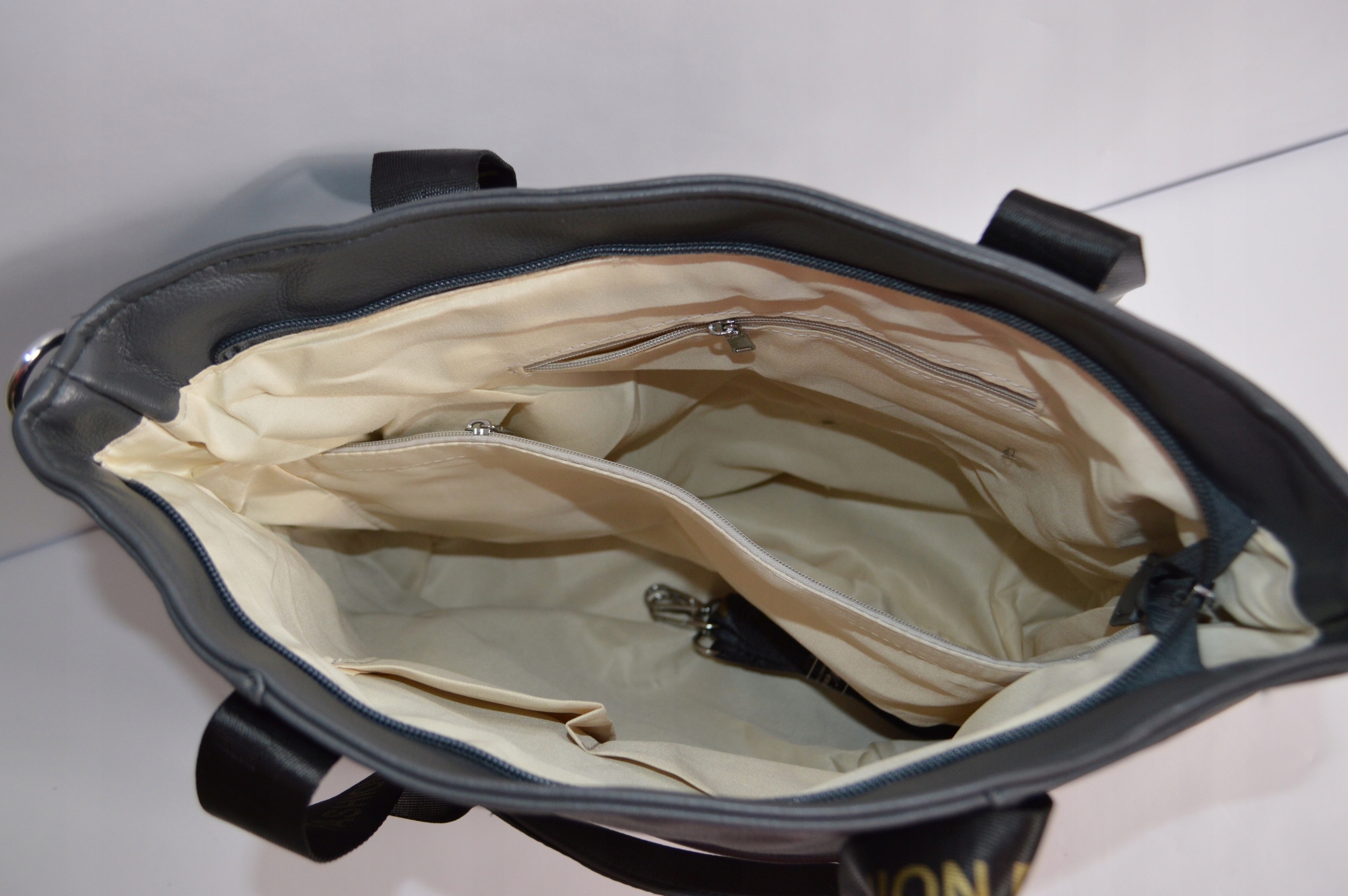 ELEGANCKA DUŻA TOREBKA DAMSKA WOREK SHOOPER BAG Styl miejski