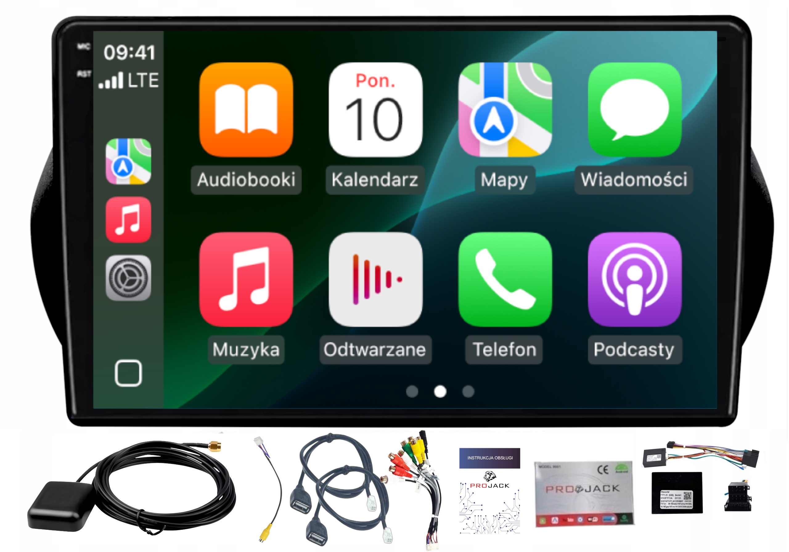 Rádio Navigácia Gps Android Citroen Nemo 2008-2017 Carplay Wifi 4GB 64GB