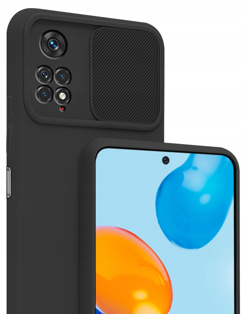 

Etui Silicone CamShield Szkło do Redmi Note 11/11S