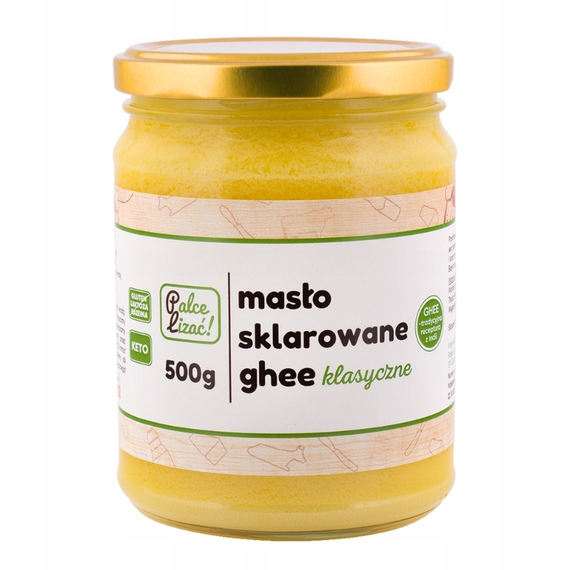 Levně Ghee máslo čisté Přírodní na smažení Palce Lizać 500 g