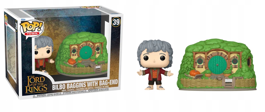 Funko Pop! 39 Lord Of The Rings Bilbo Baggins With BagEnd