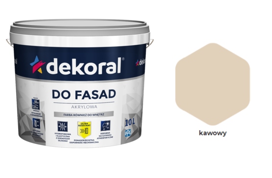 

Farba Fasadowa Dekoral Polinit Kawowy 1l