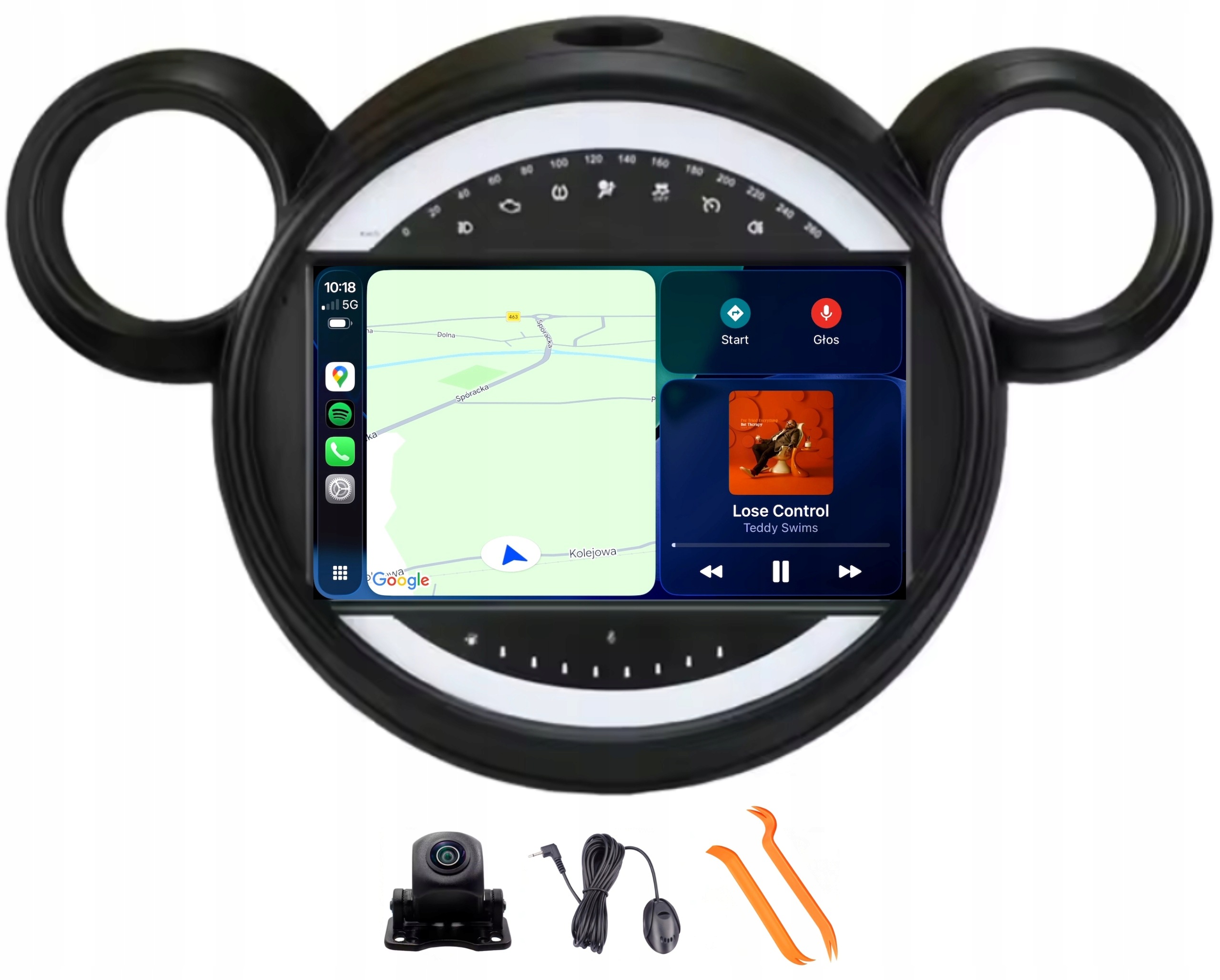 Android Auto Rádio Gps Qled Carplay Mini R60 R61 Cooper Countryman Paceman 10-16