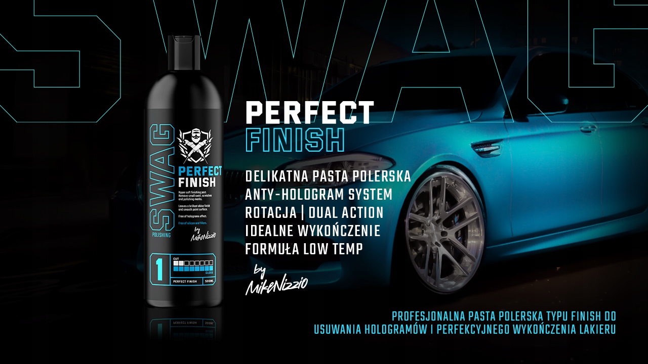 SWAG _ PERFECT FINISH V.2 / 250ML | PASTA POLERSKA | ULTRA DELIKATNA Waga 250 g