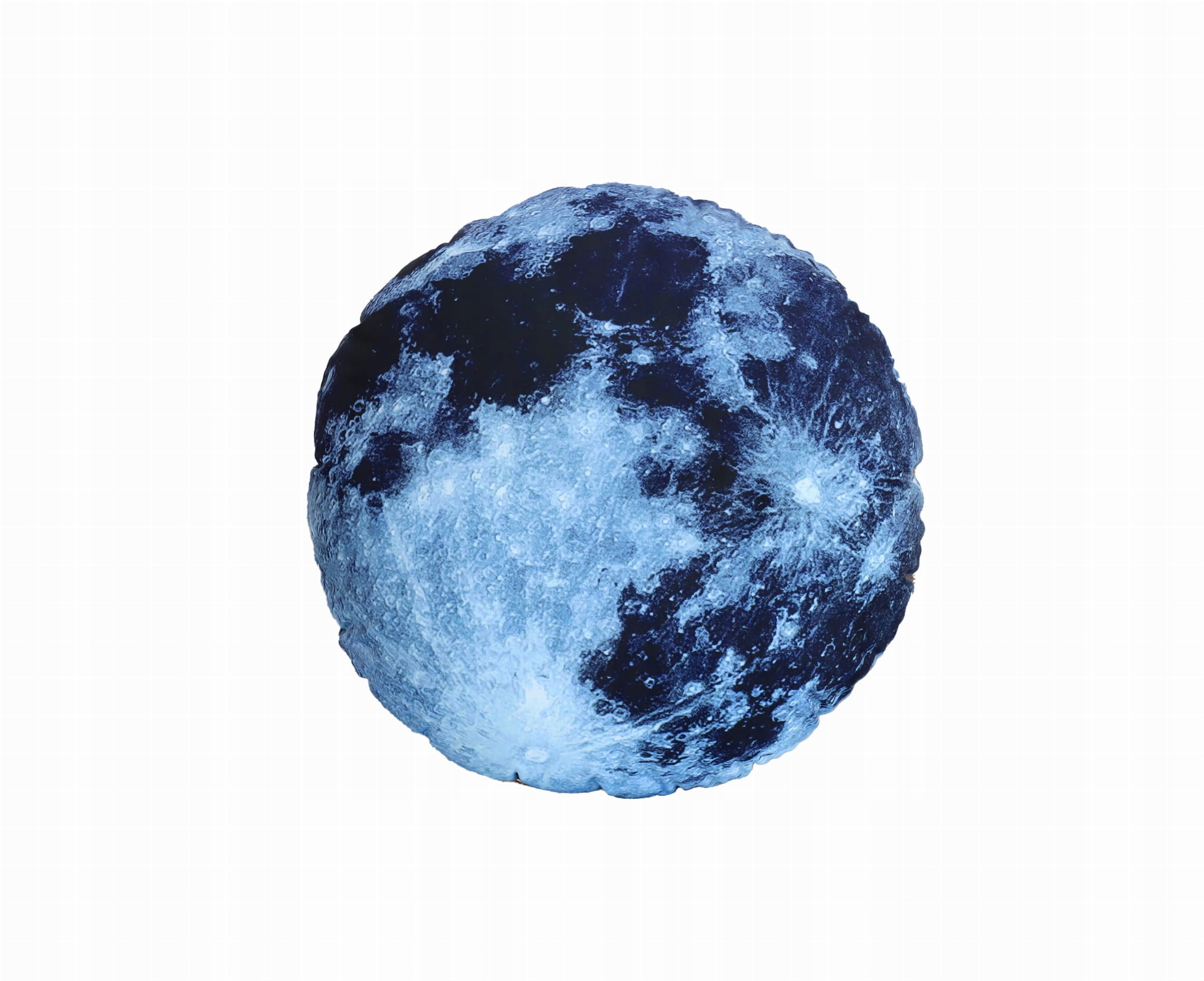 Kulatý Polštář Černý Měsíc 41 cm