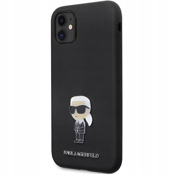 Pouzdro Karl Lagerfeld KLHCN61SMHKNPK pro iPhone 11 Xr černé