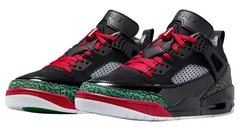Boty Jordan Spizike Low Black Varsity Red Velikost 40 Originální