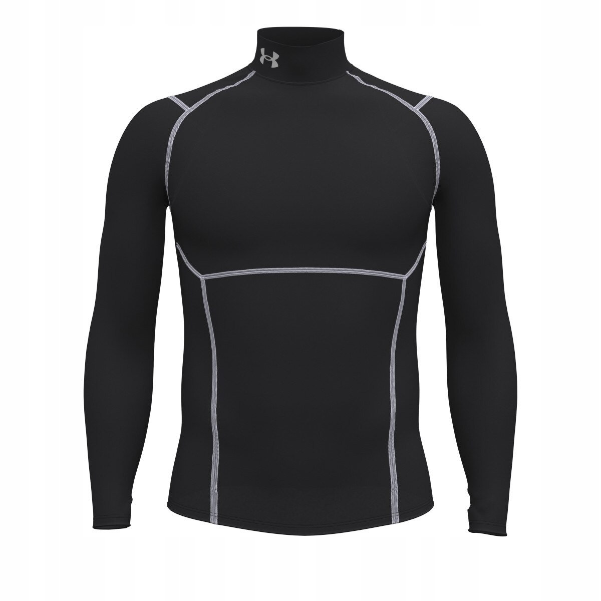 Męski longsleeve treningowy Under Armour Hg Elite Comp Mock Ls Czarny L