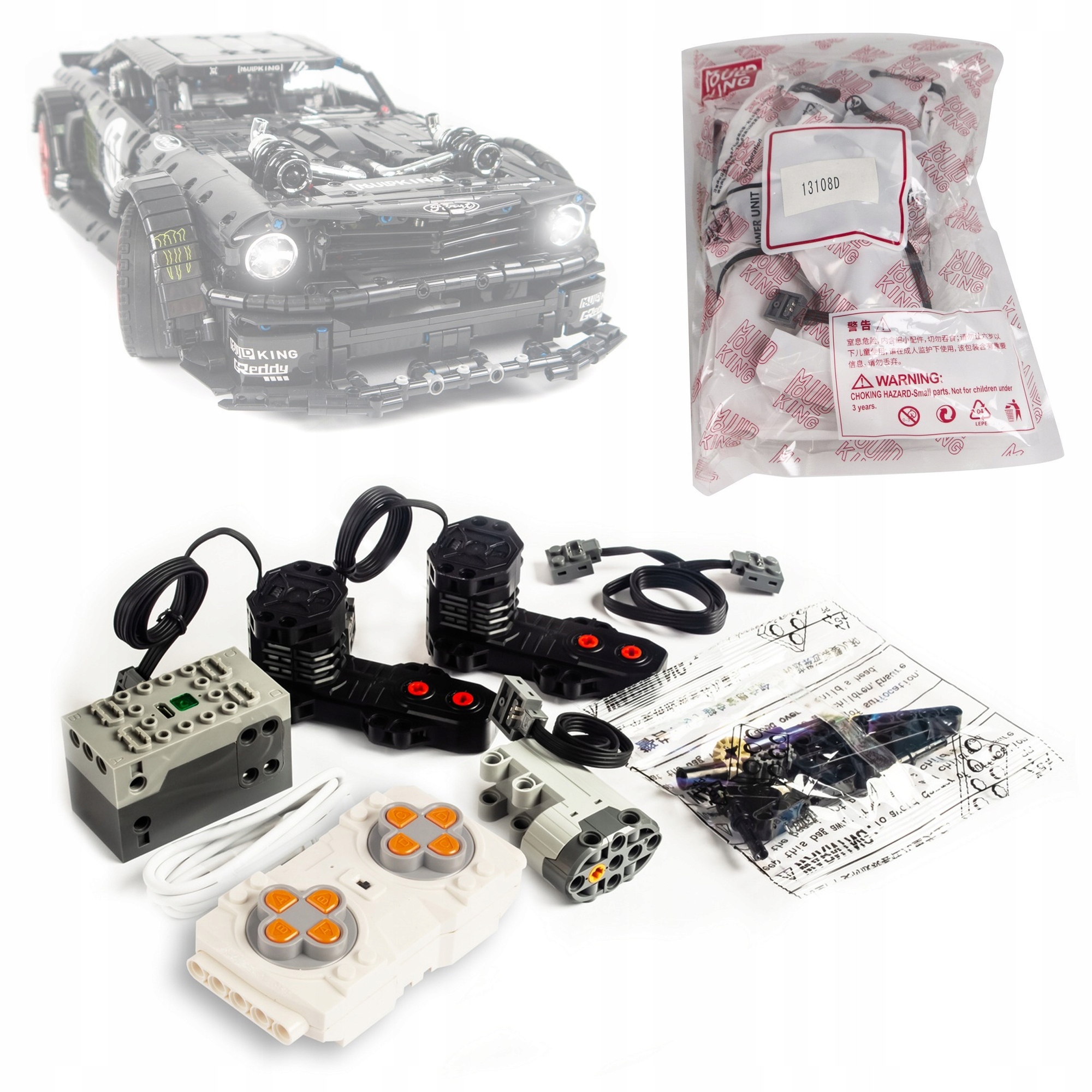 

Mould King 13108D Silniki do Ford Hoonicorn 13108