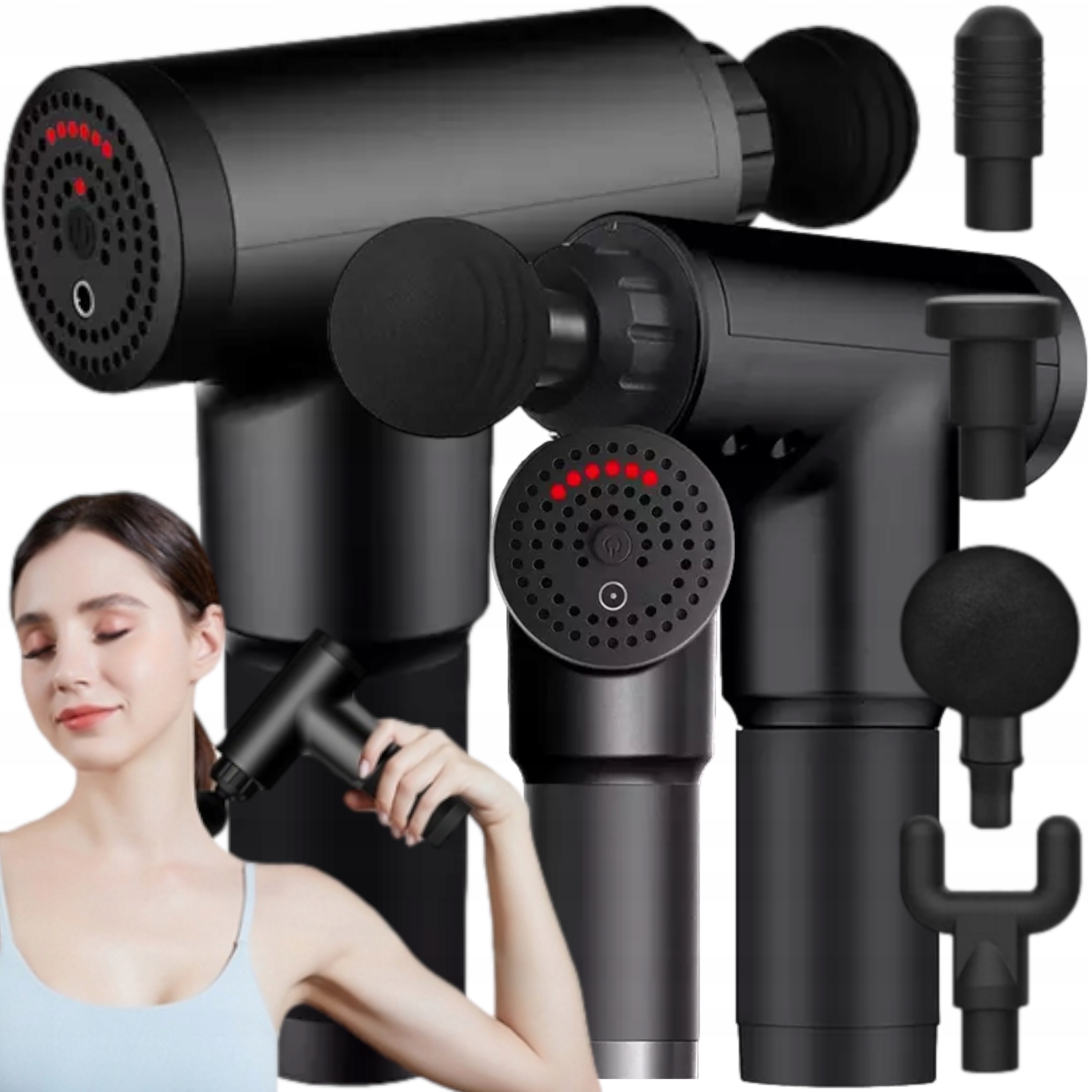 

Pistolet Do Masażu Ciała Masażer Mocny Massage Gun