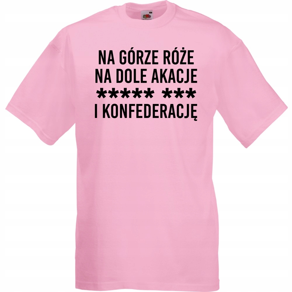 

Koszulka strajk kobiet piekło osiem gwiazd M różow