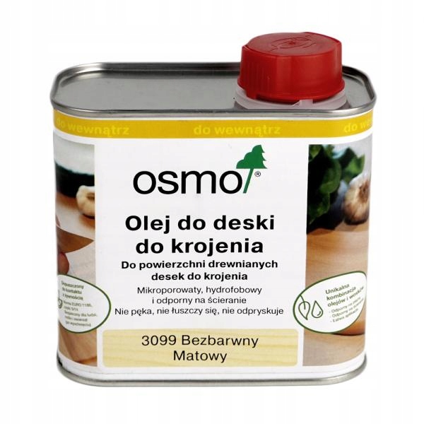 Osmo Olej Do Desek Krojenia Bezbarwny Mat 3099 0,5L