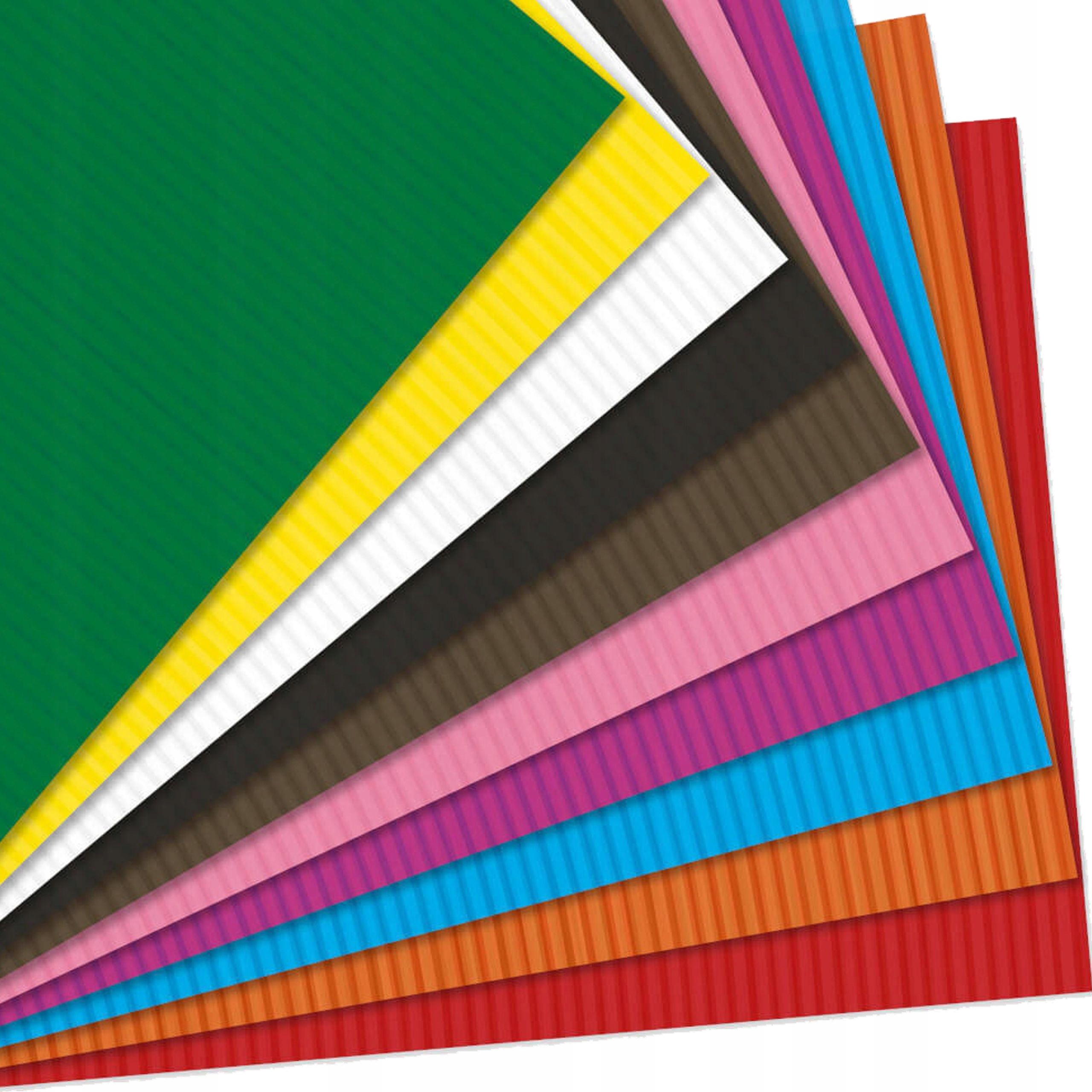 TEKTURA FALISTA DEKORACYJNA A4 10 kolorów ASTRA Kod producenta 113021001