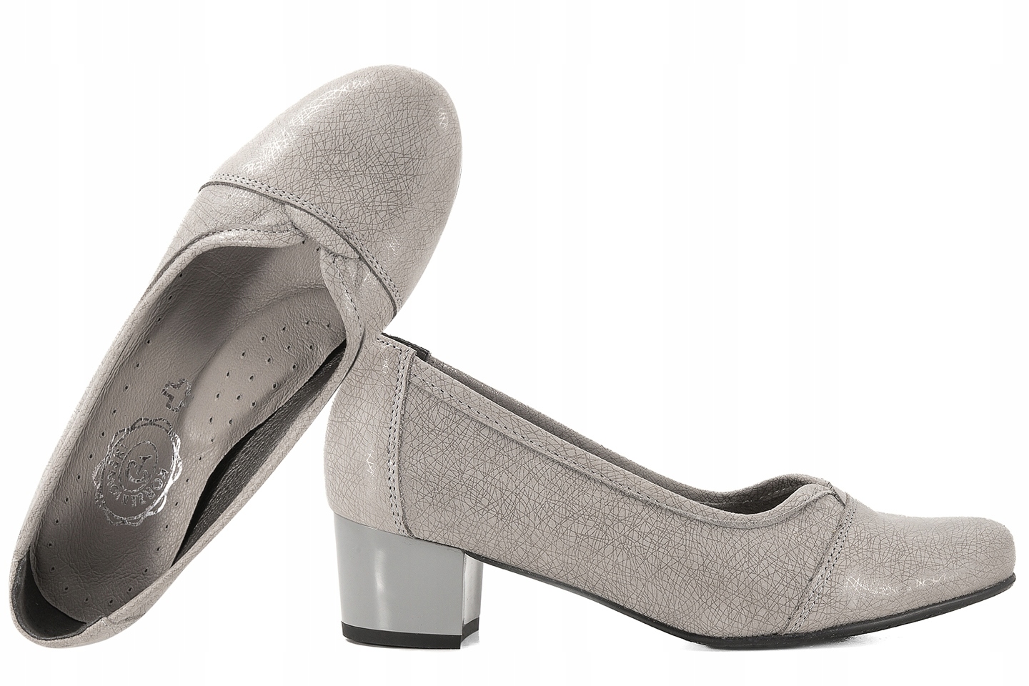 Korzeniowski 2338 Kožené Dámské Polobotky Na Podpatku 37