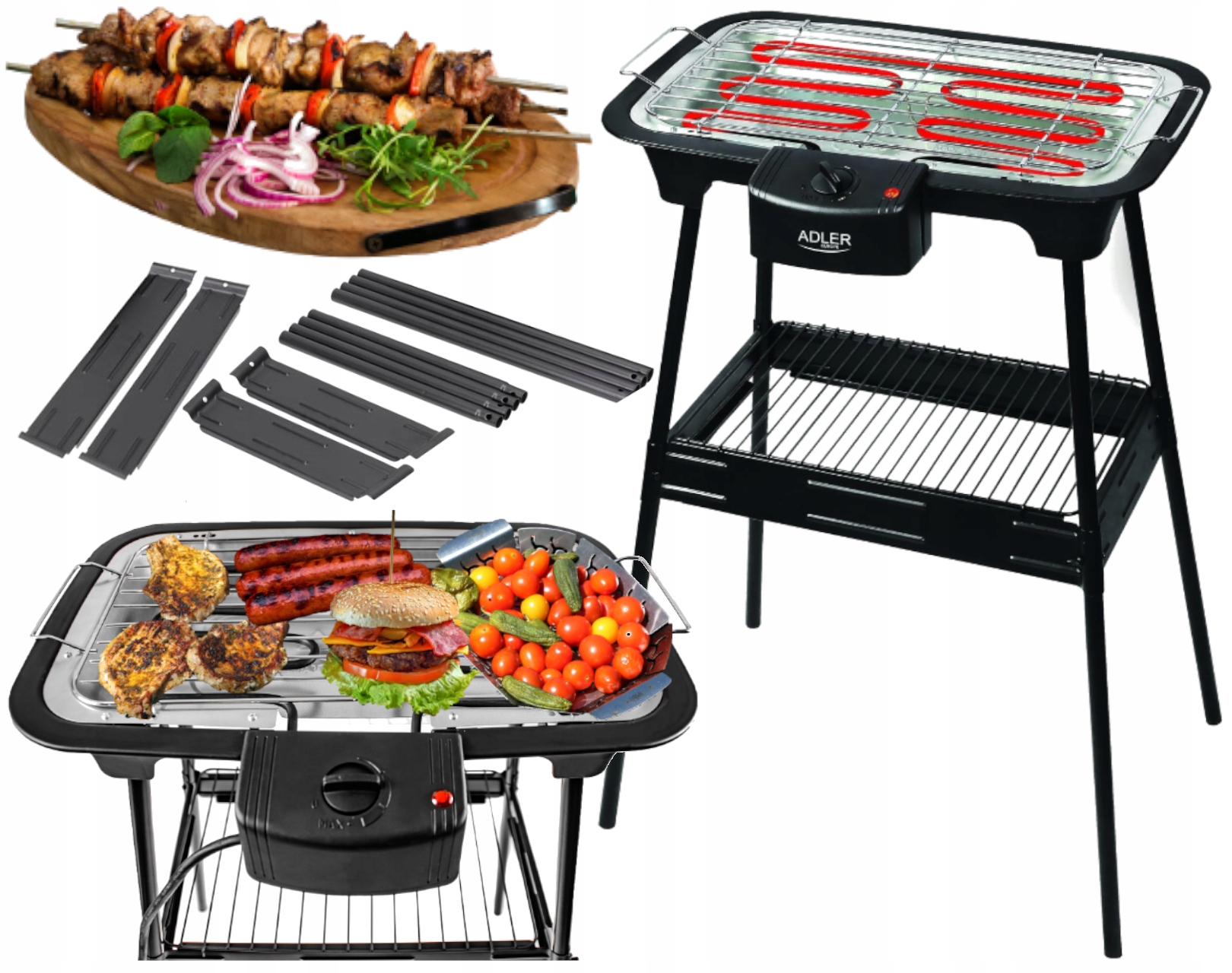 Elektrický Zahradní Gril Na Balkon, Zahradu A Terasu