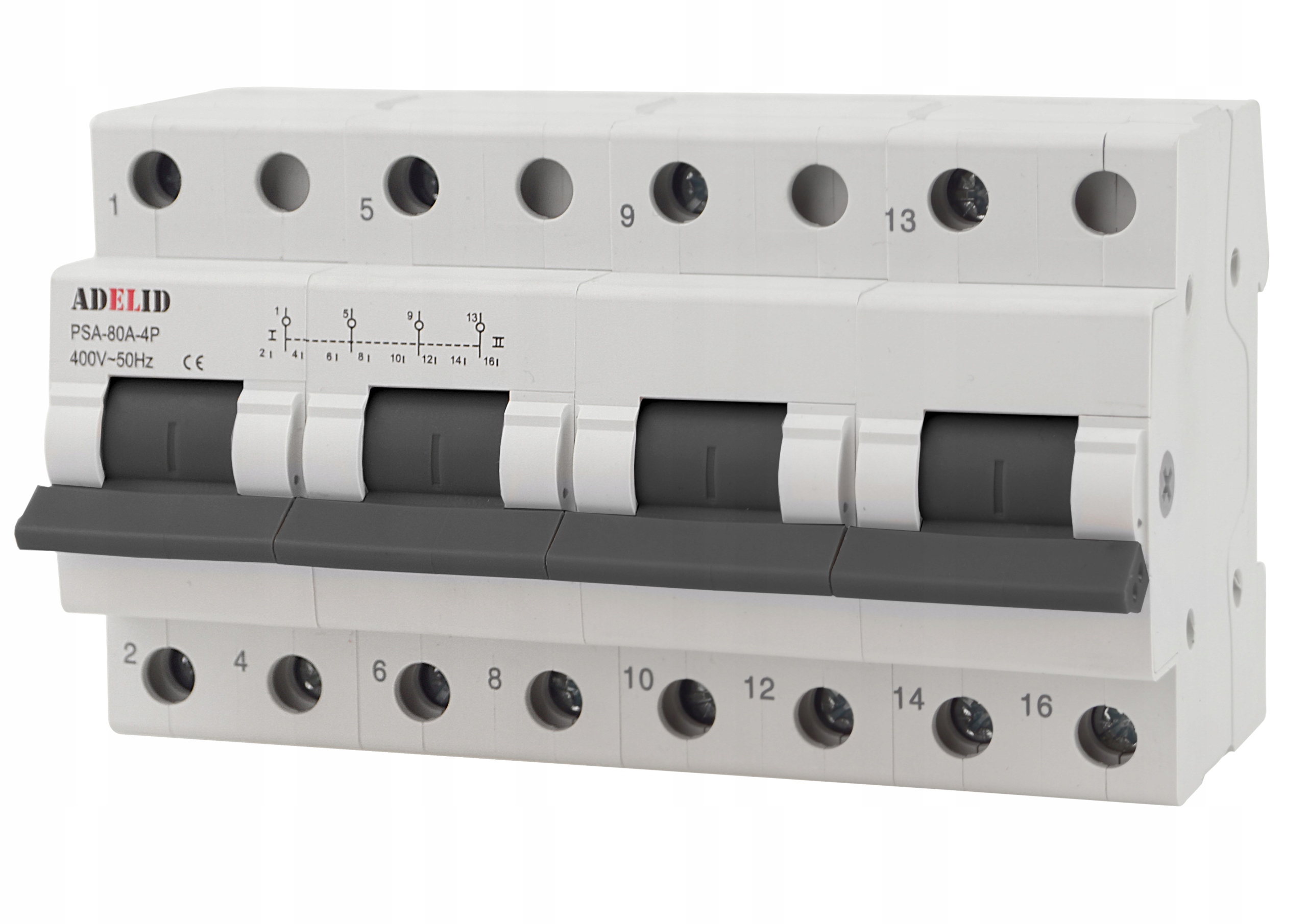 

Przełącznik Zasilania Sieć-agregat 4P 80A 1-0-2