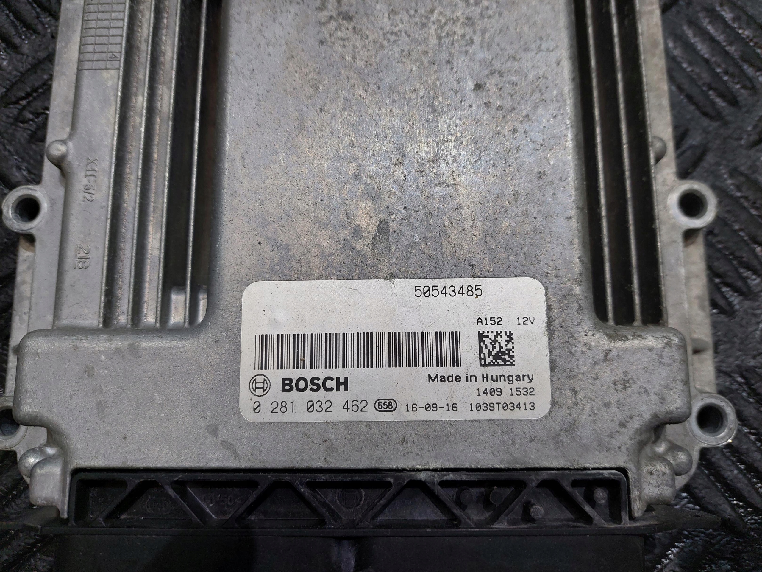 computer control unit of the engine 50543485 ALFA ROMEO GIULIA 2.2 D M-JET