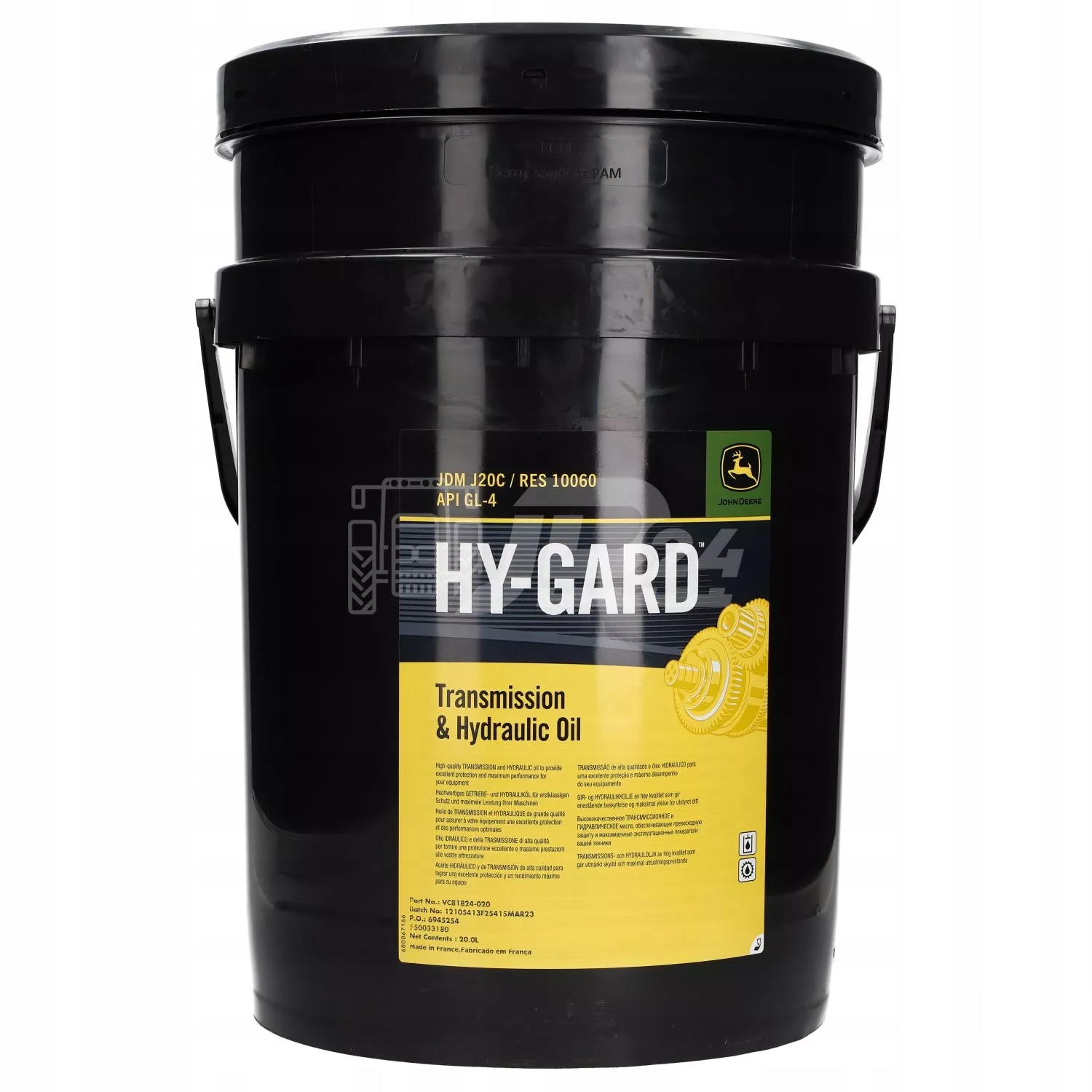 Olej hydrauliczny JD Hy-Gard 20l VC81824-020