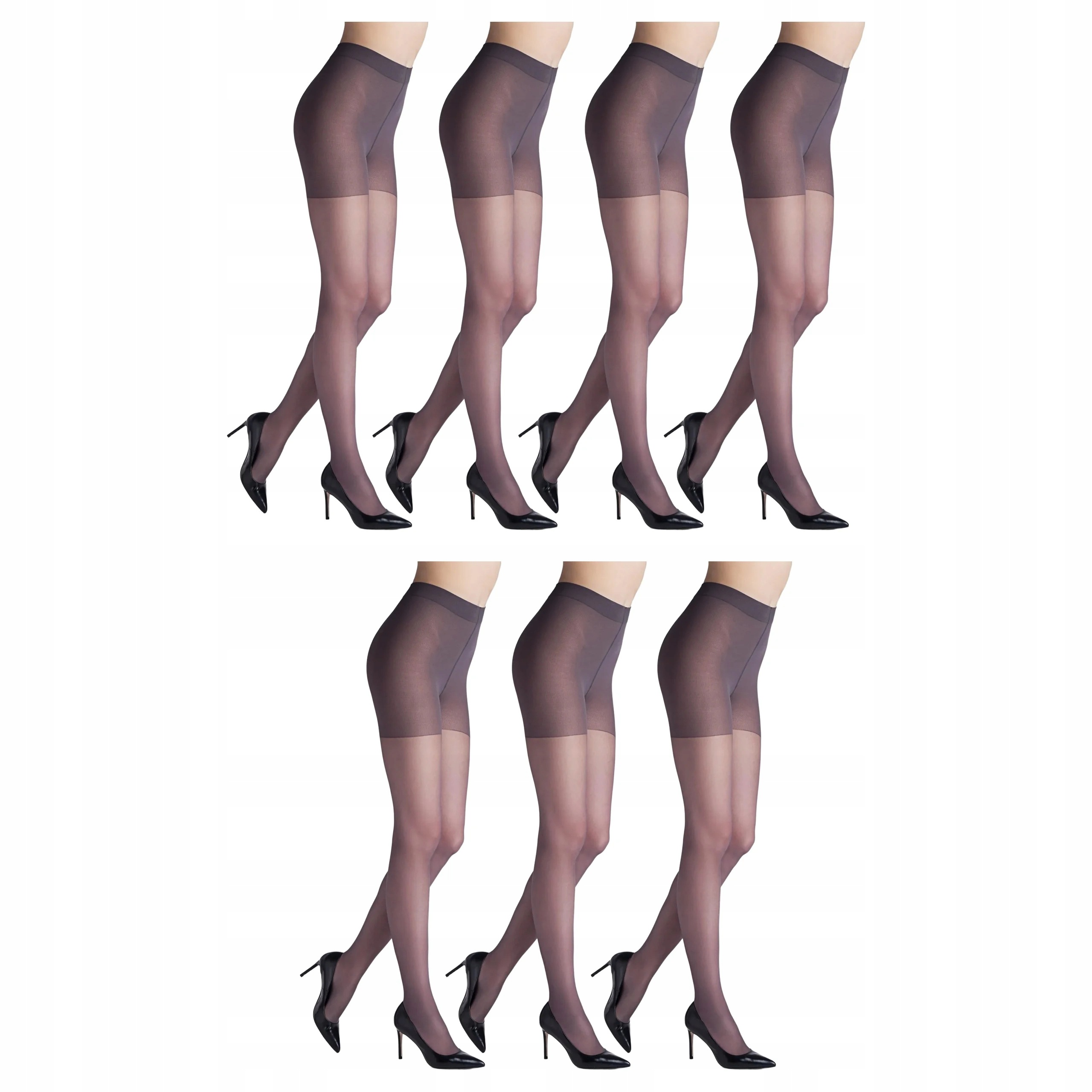 7 x Protikřečové punčocháče Relax 20 den Marilyn Grigio 2-S