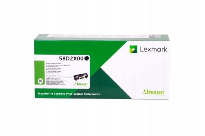 Originálny čierny toner Lexmark MS725, MS823, MS825, MS826, MX722, 58D2X00