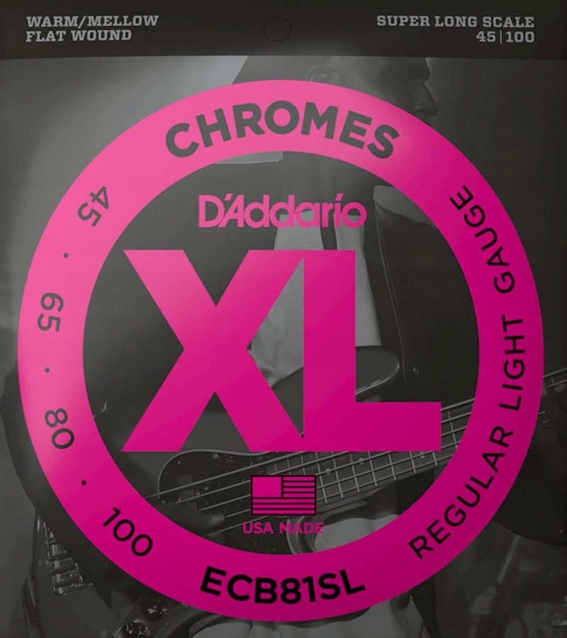 Struny D'addario Chromes ECB81SL (45-100) Basa