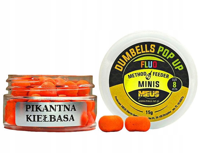 Dumbells fluo pop up 8mm pikantna kiełbasa minis