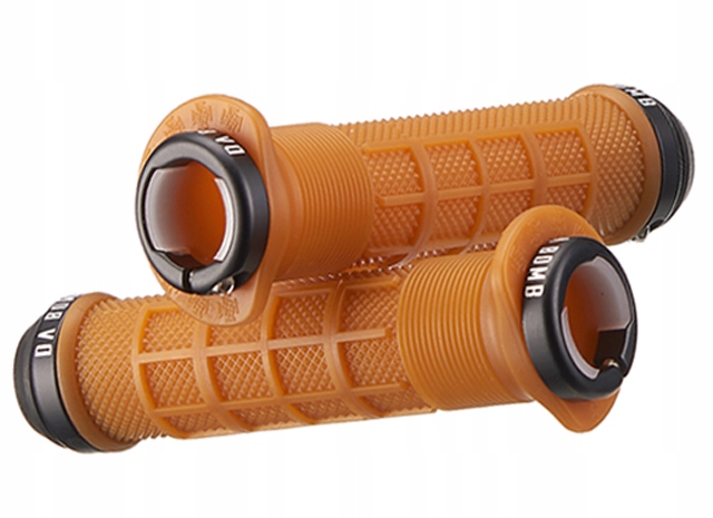 Chwyty Da Bomb Holy Shit 3.0 Gum Rubber Lock-on z Kołnierzem Mtb Dirt