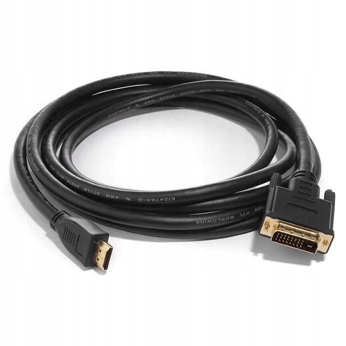 Przewód HDMI-DVI Sbox 2m M/M 1080p Wysoka PVC
