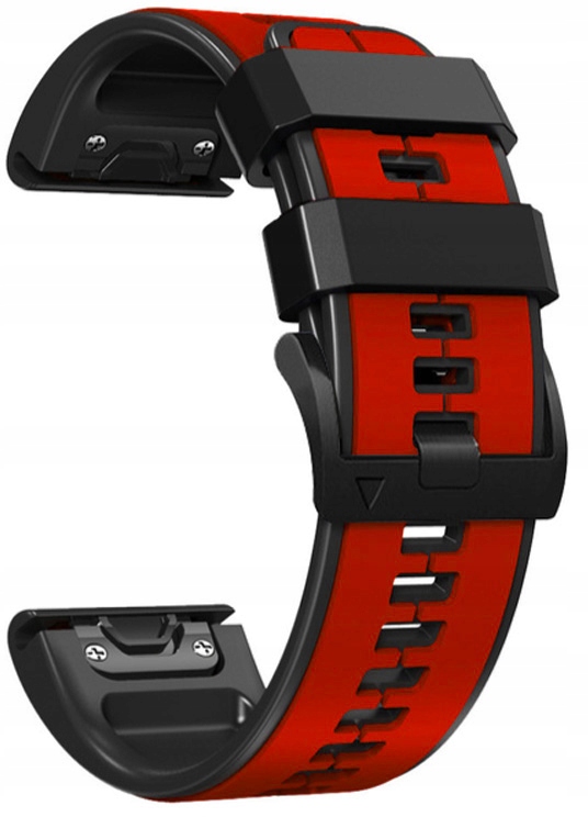 Czerwono-czarny Pasek Garmin Forerunner 955