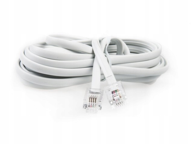 Kabel 3m Przewód Telefoniczny RJ-11 do Neostrady