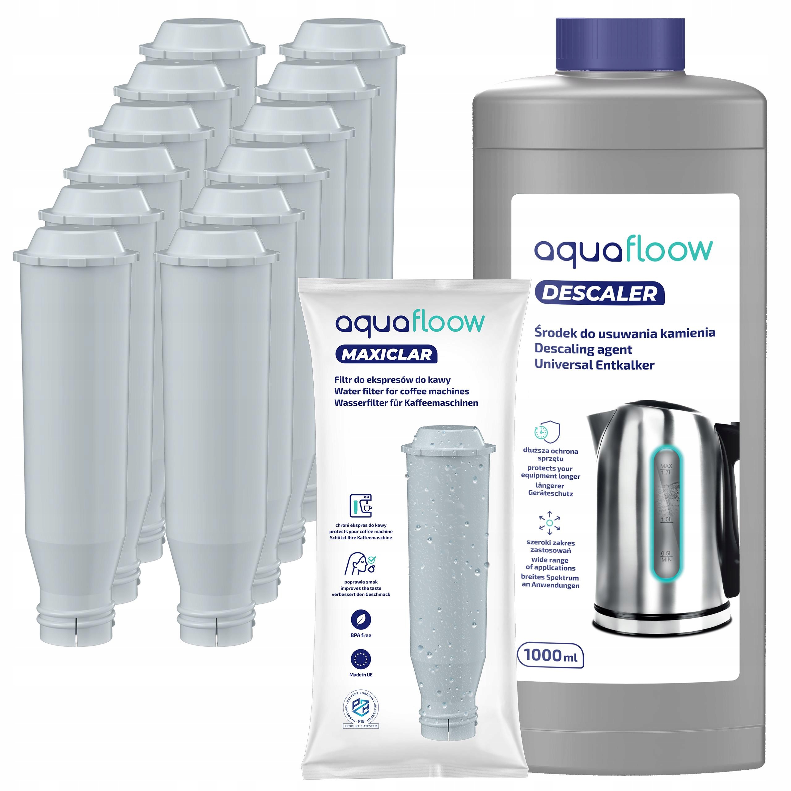 AquaFloow pro kávovar Krups: 12 x filtr na vodu odvápňovač pro kávovar