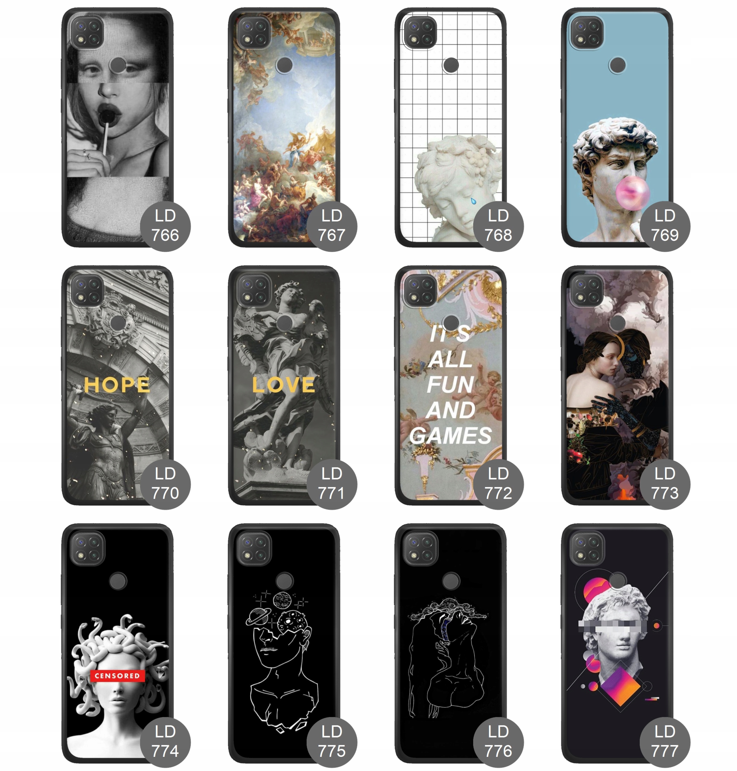 Etui matowe do Xiaomi Redmi 9C guma