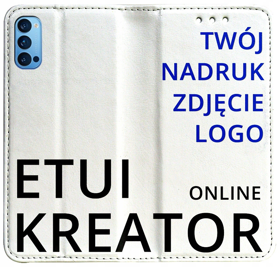 

Etui Portfel Kreator Nadruk Do Oppo Reno 4 Pro 5G