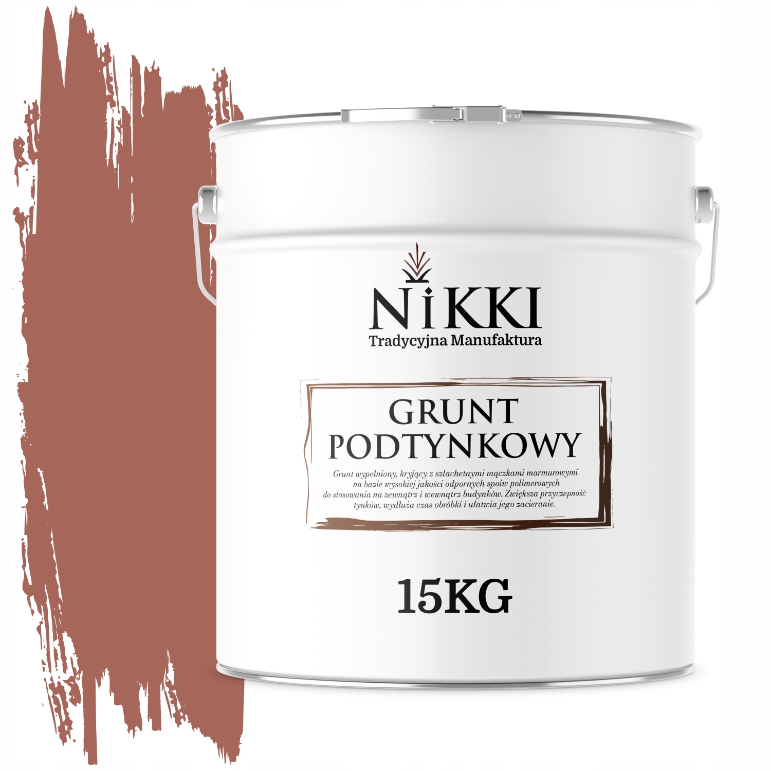 Základný Náter Podložka Pod Omietku Silikónová Farba Tehlová F324 15KG
