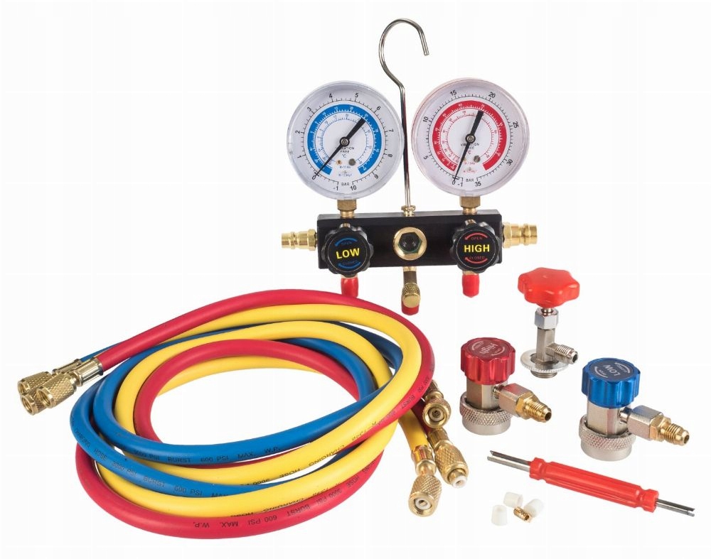 Klima Tester Manometry AZOT HYDROGEN R134a Marka Invento