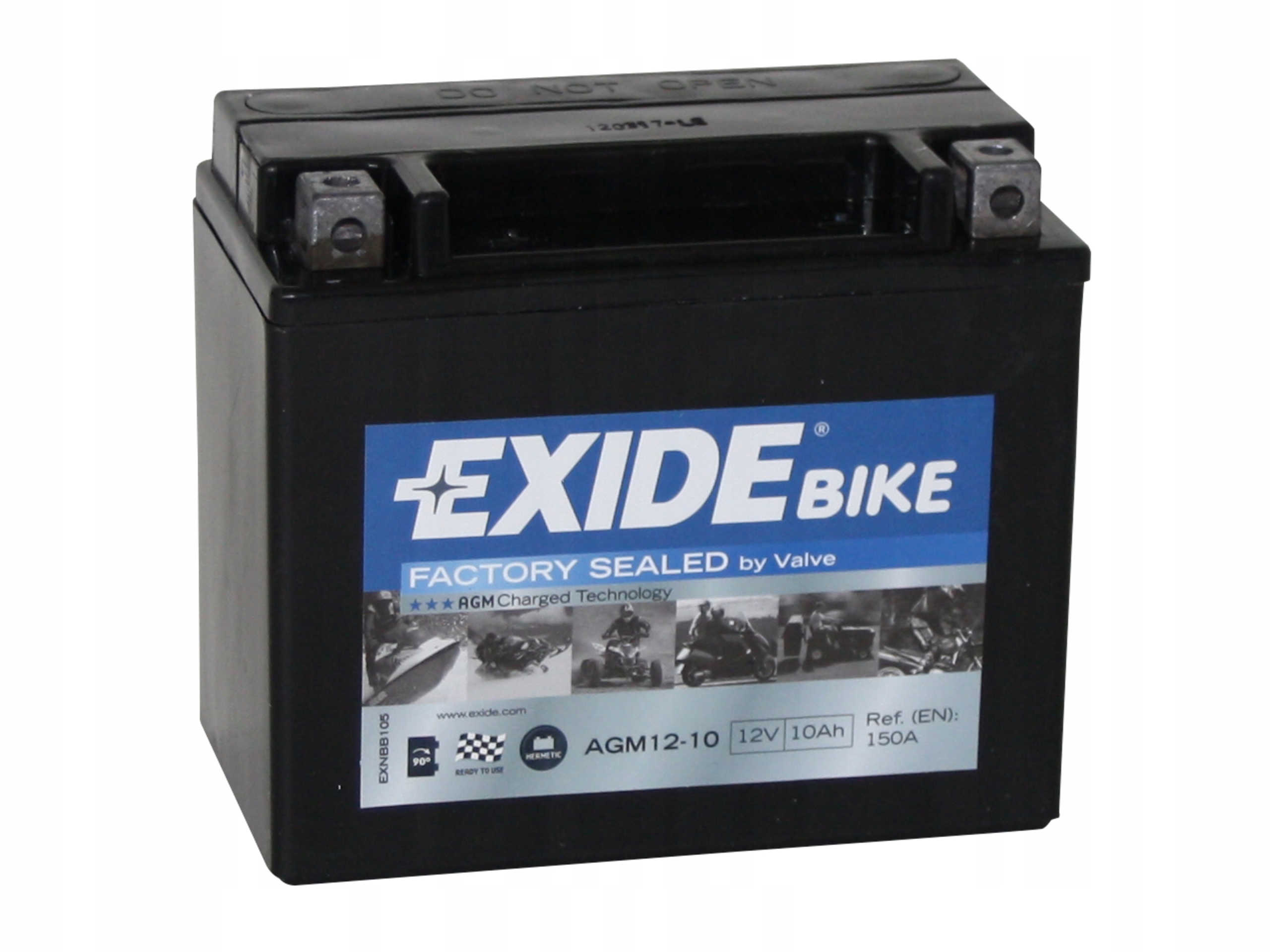 

Akumulator 12V 10Ah AGM12-10 Exide Agm Ready