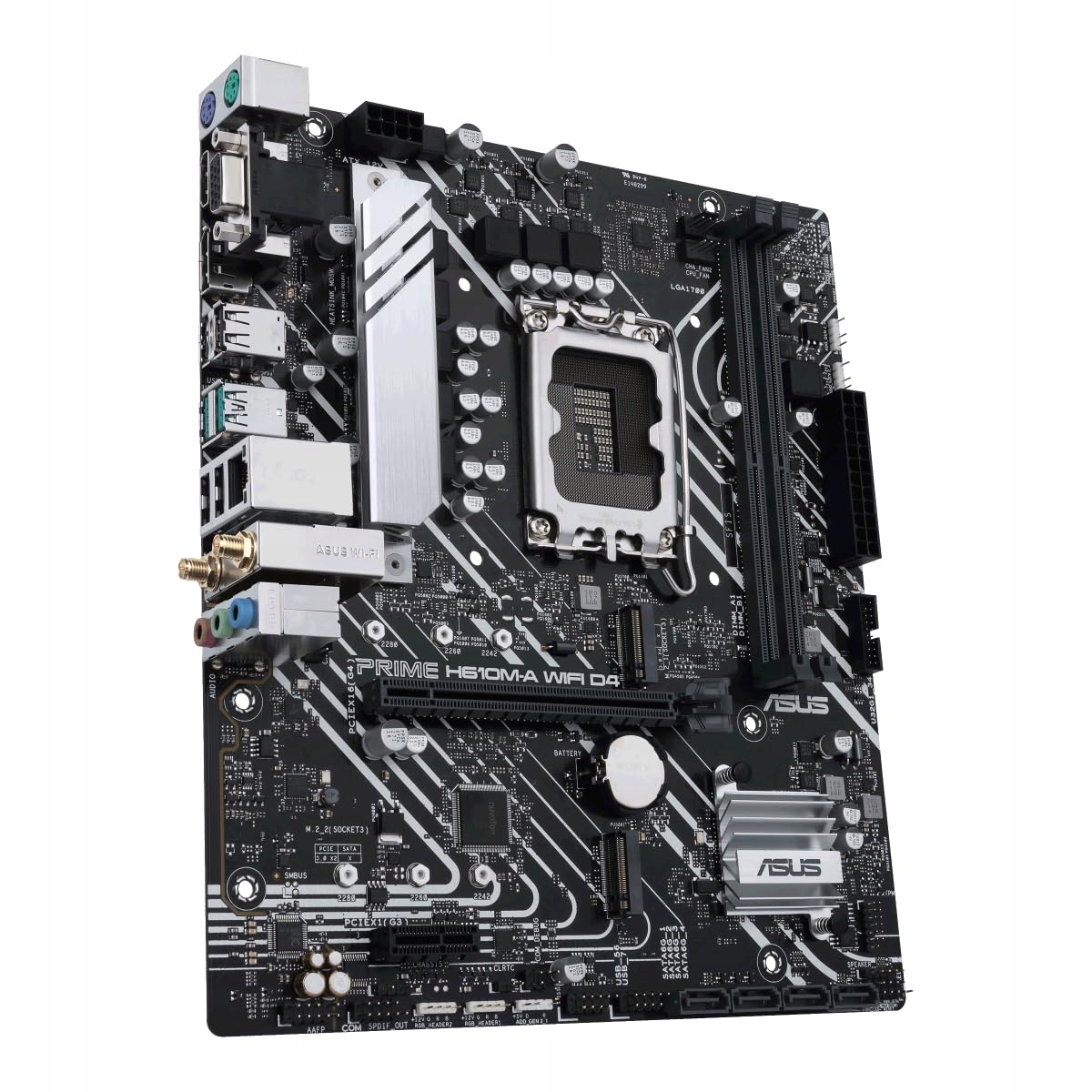 ASUS Prime H610M-A WiFi D4 Płyta Główna LGA1700 DDR4 PCIe 4.0 — miniatura 4