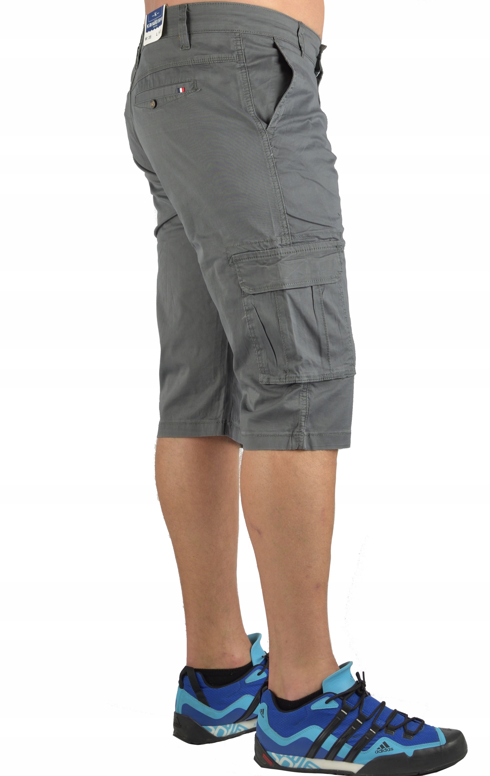 

Bojówki Męskie Spodenki Krótkie Rozciągliwe W33