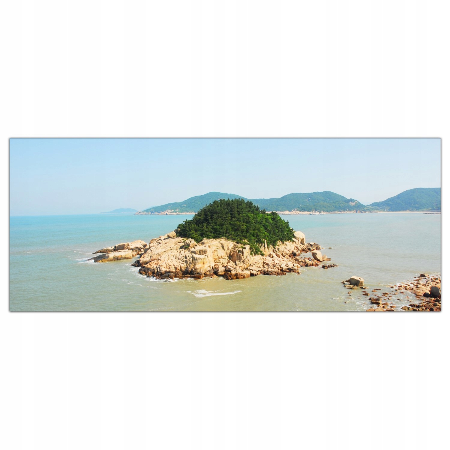 

Obraz na szkle Foto Wyspa Morze Krajobraz 125x50