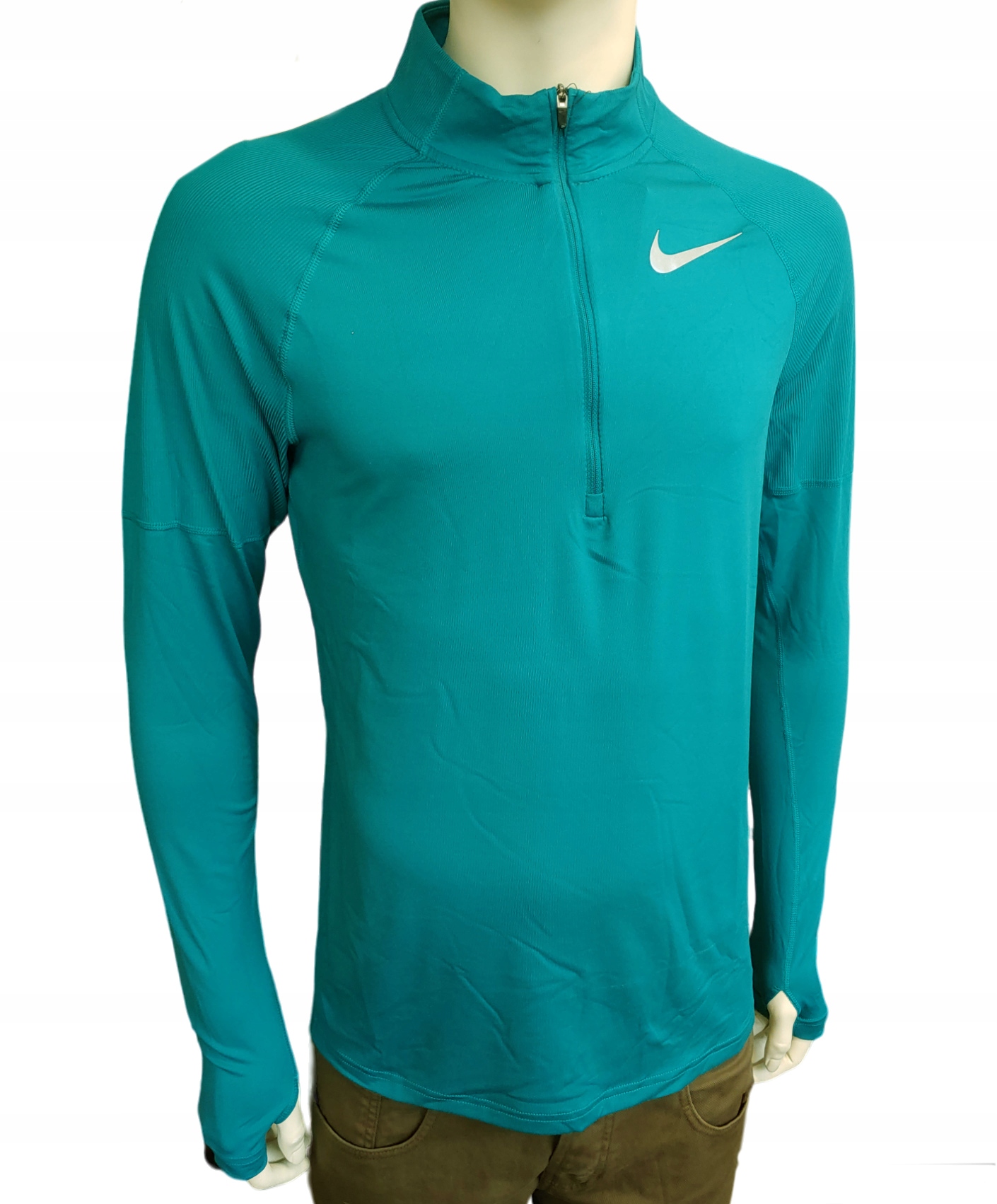 Longsleeve Koszulka Męska Treningowa Długi Rękaw Nike Running CD8273-467 S