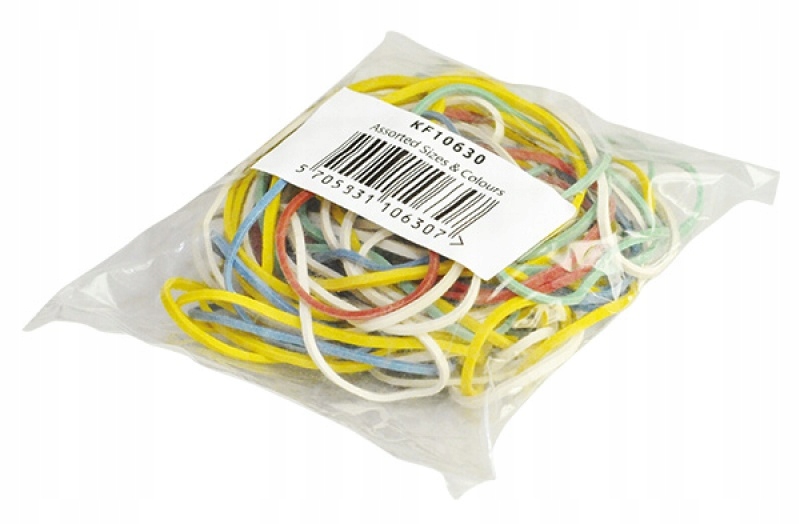 

Gumki recepturki Q-connect 25g mix kolorów mocne