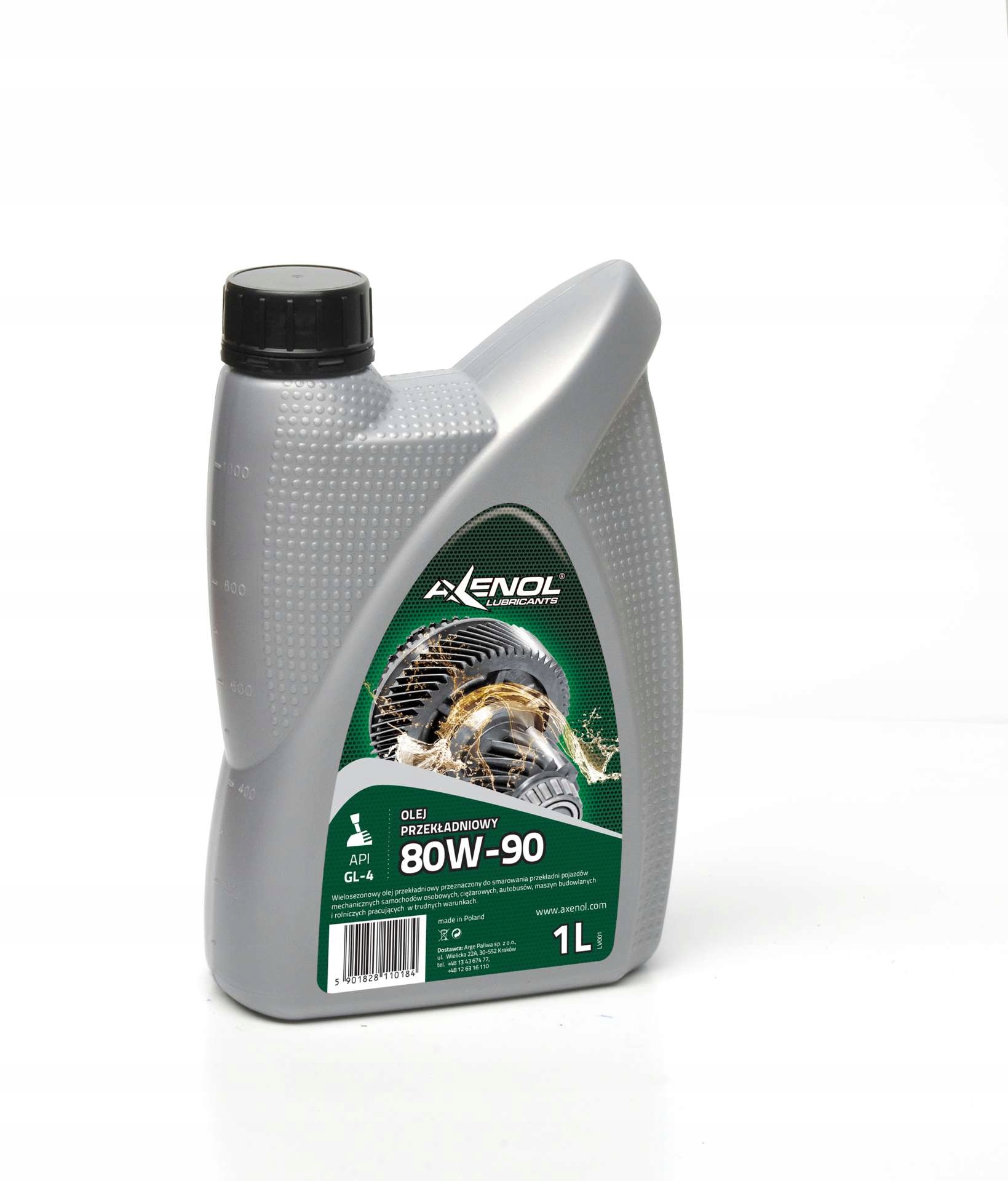 Axenol Przekładniowy GL-4 80W/90 1L