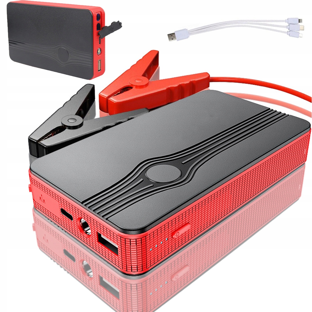 Jump Starter Silný Start Booster Powerbank Svítilna 12V