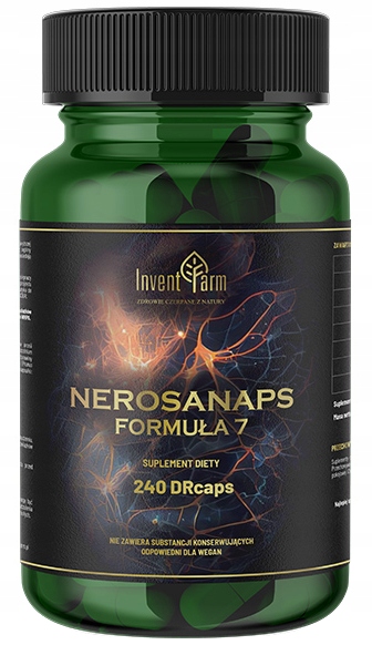 Invent Farm Neurosanaps Formuła 7 Układ Nerwowy Mózg polifenole 240k