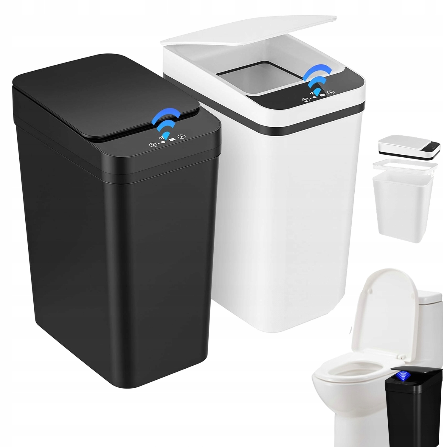 Levně Koše Na Odpadky S Dotykovými Senzory Jsou Voděodolné Pro Různé Místnosti