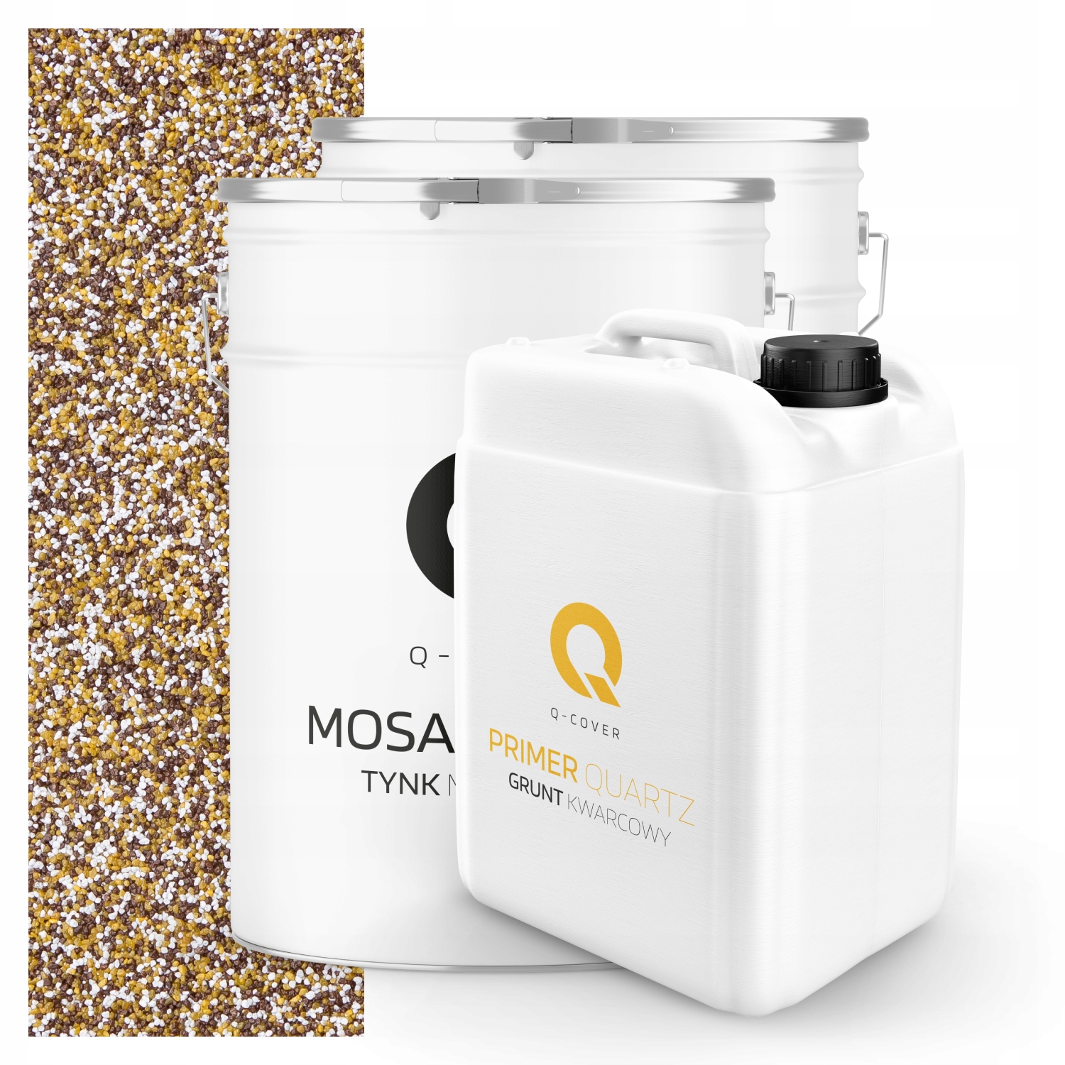 Mozaiková Omítka Hnědá Hořčicová M62 Pryskyřicová 2x 25KG Půda 13m2